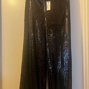 Milly Sequence Pants Black